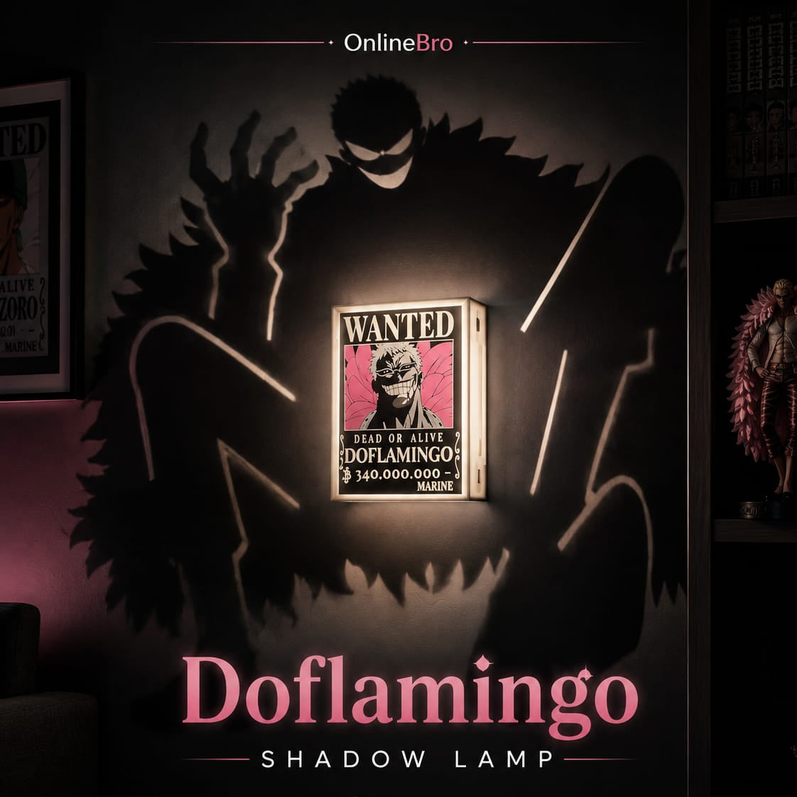 Rule the Underworld | Bring Doflamingo’s Cinematic Marine Shadow to Your Room
