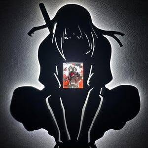 Itachi Uchiha | "Crow Illusion & Mangekyou Sharingan" 3D Shadow Lamp