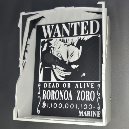 Roronoa Zoro | Inspired 3D Shadow Lamp