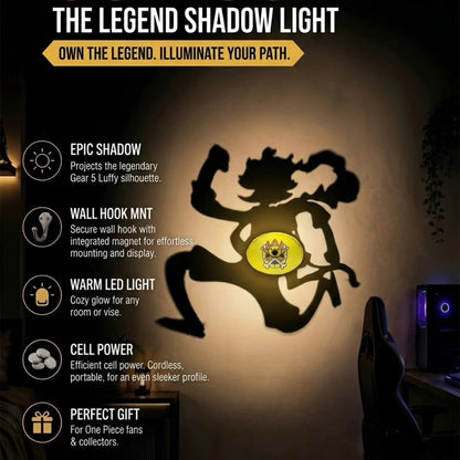 Awaken the Sun God | Bring Luffy's Gear 5 Cinematic Shadow to Your Room