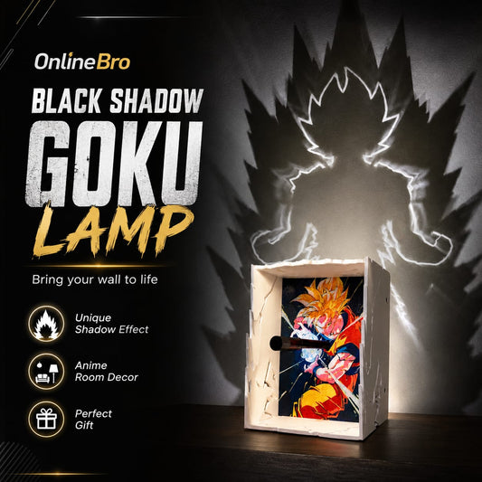 Goku Super Saiyan God  Inspired 3D Shadow Lamp