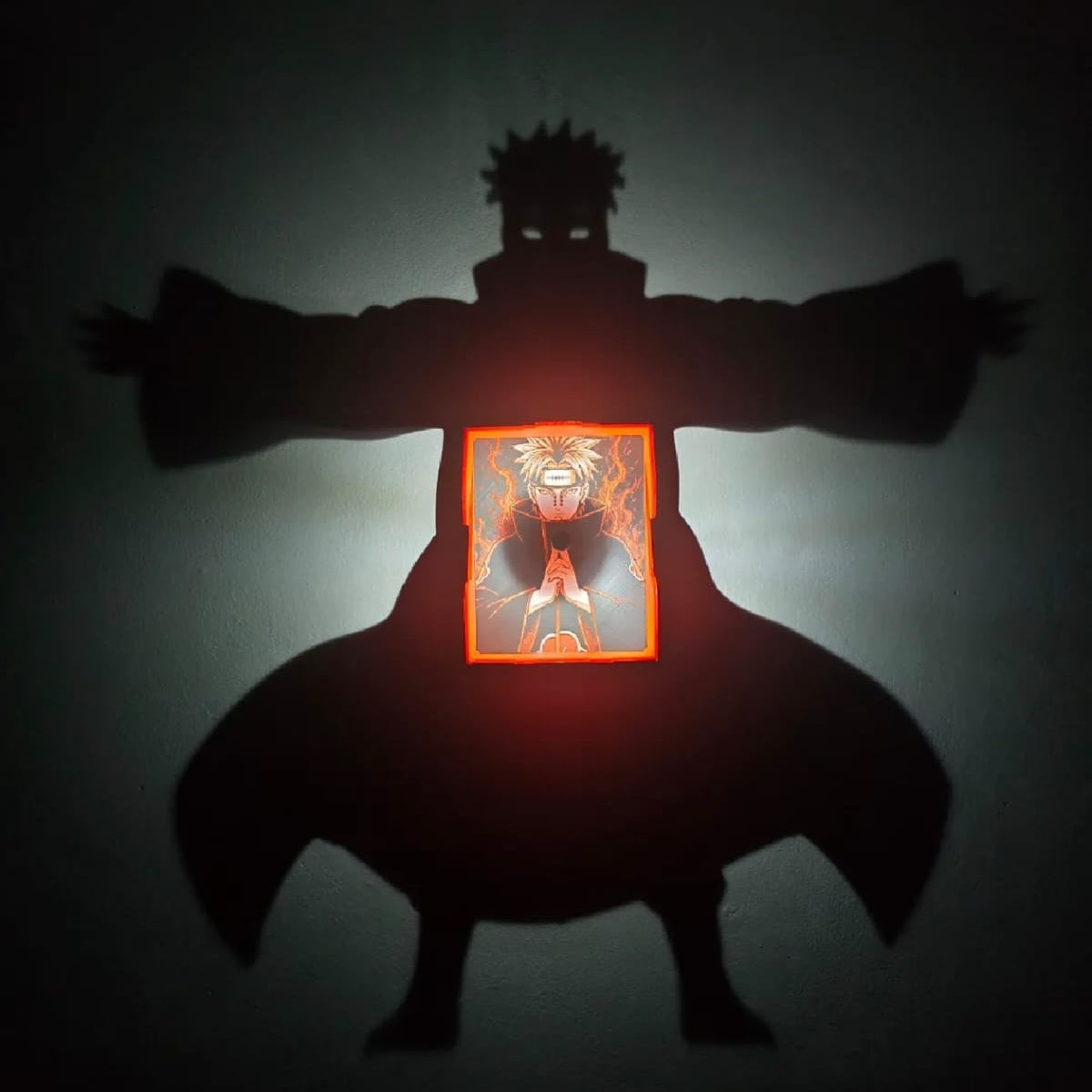 Pain Shinra Tensei | Akatsuki Almighty Push 3D Shadow Lamp